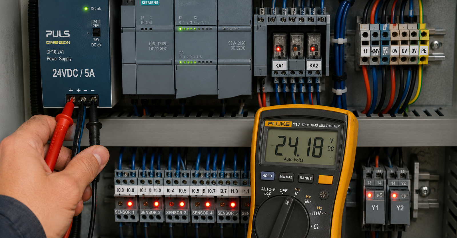 Falha Circuitos 24VDC
